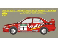 Decal – Mitsubishi Lancer Evo V - Rally Australia 1998